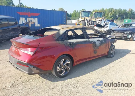 2025 Hyundai Elantra Sel Sport from USA, damaged, VIN KMHLM4DG4SU047605